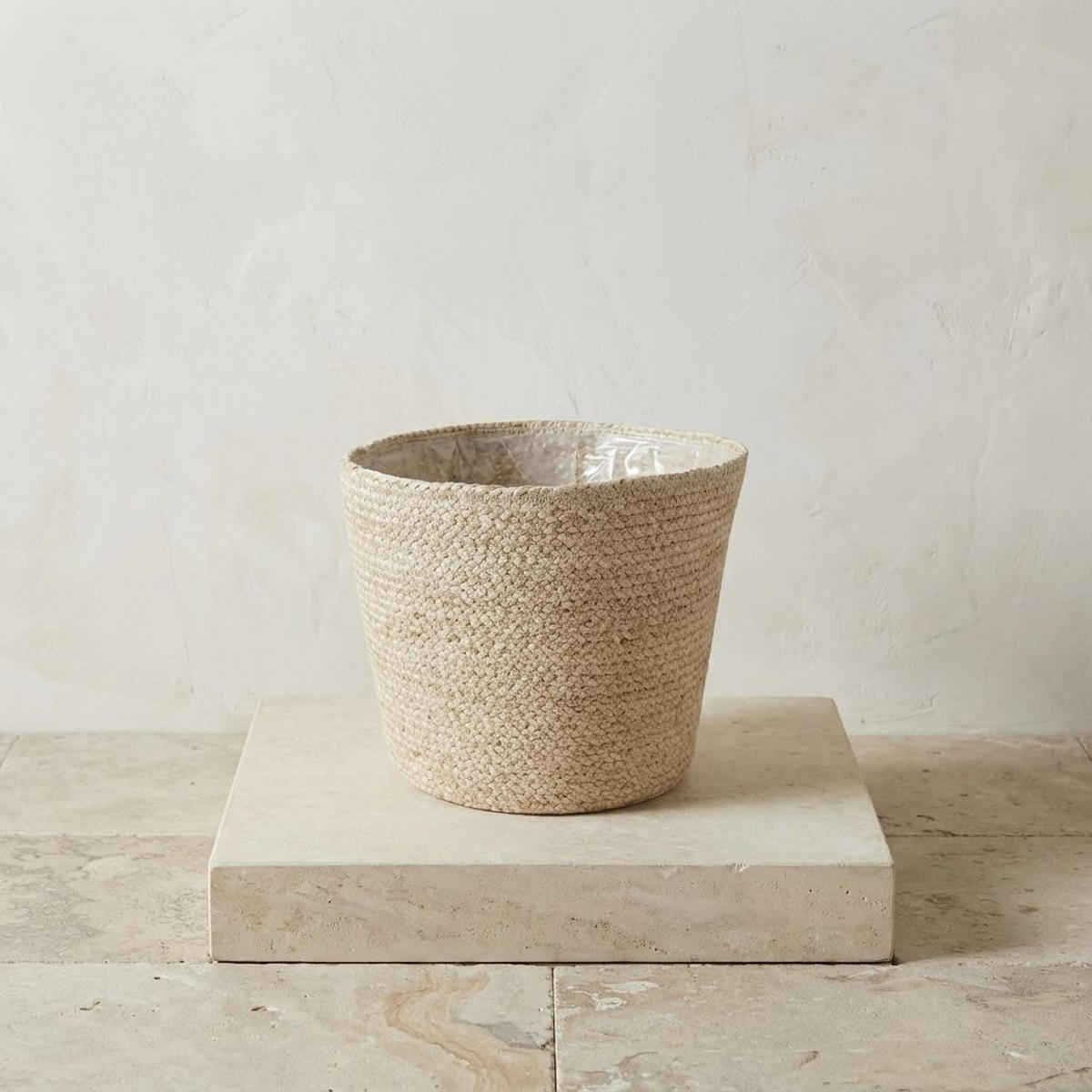 PFLANZENTOPF Selin Ø22cm Höhe 19cm - Naturfarben, Naturmaterialien (22/19cm) - MEERGroothandel