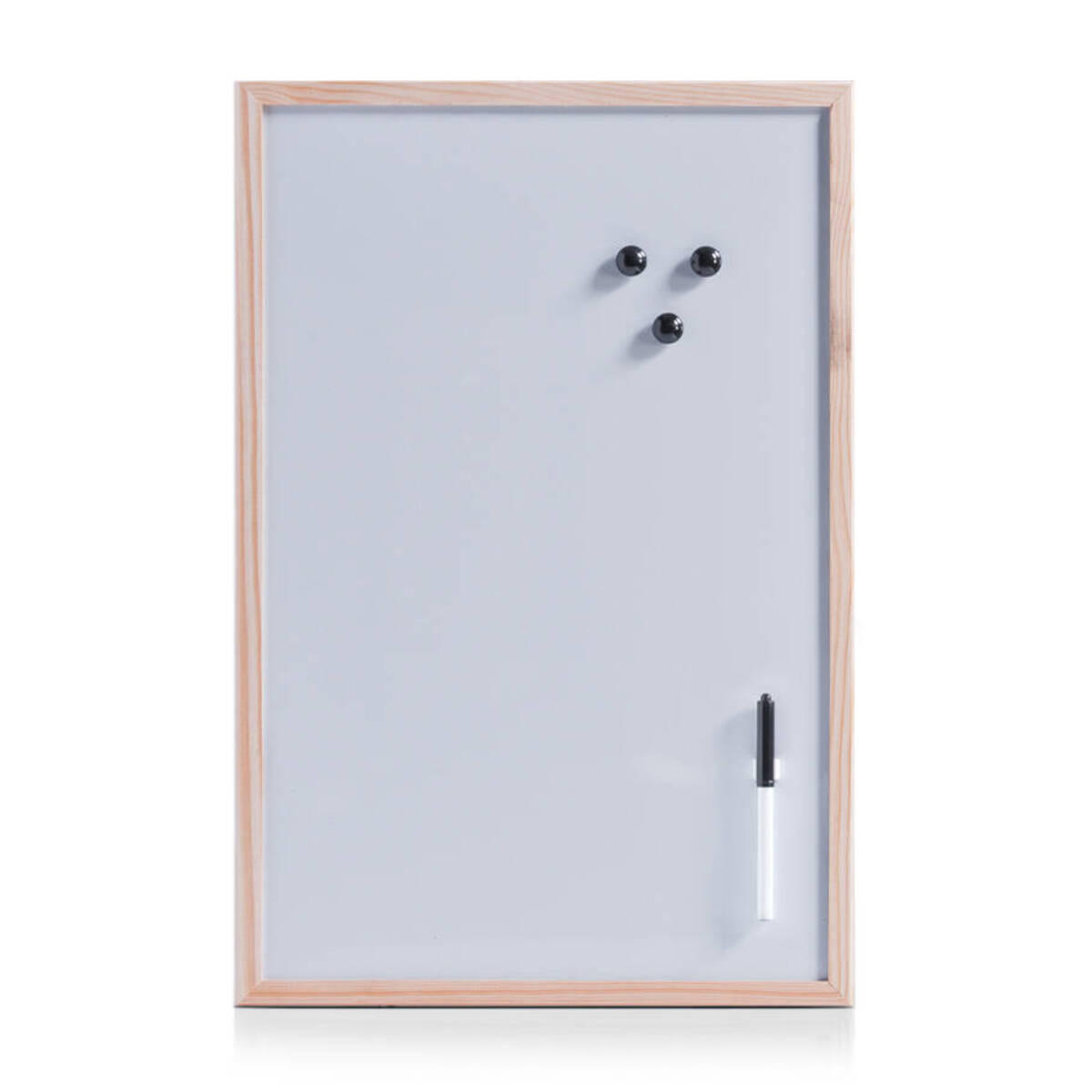 MAGNETWANDTAPEL Weiß 40/60 cm - Weiß, Metall (39.5/1.5/59cm)