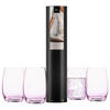 BECHER Light mauve 340 ml 4er Set - Mauve, Glas (0.34L) - Eisch