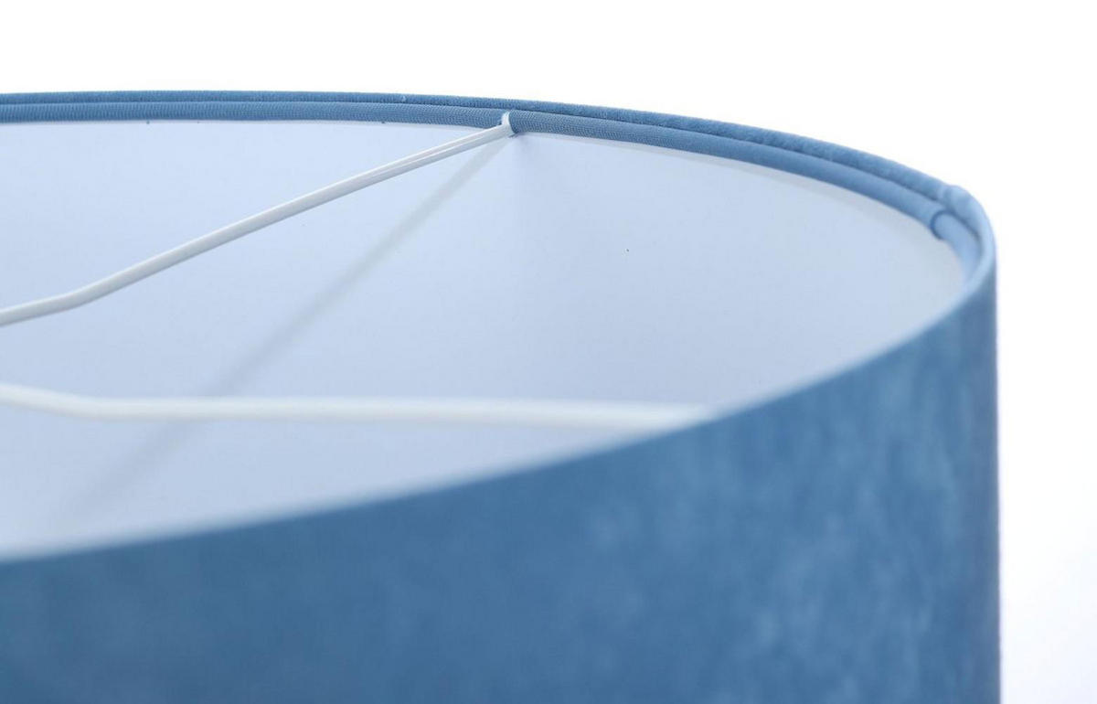 HÄNGELEUCHTE Blau 60/30 cm - Blau/Weiß, Kunststoff (60/1.1/30cm) - ONZENO