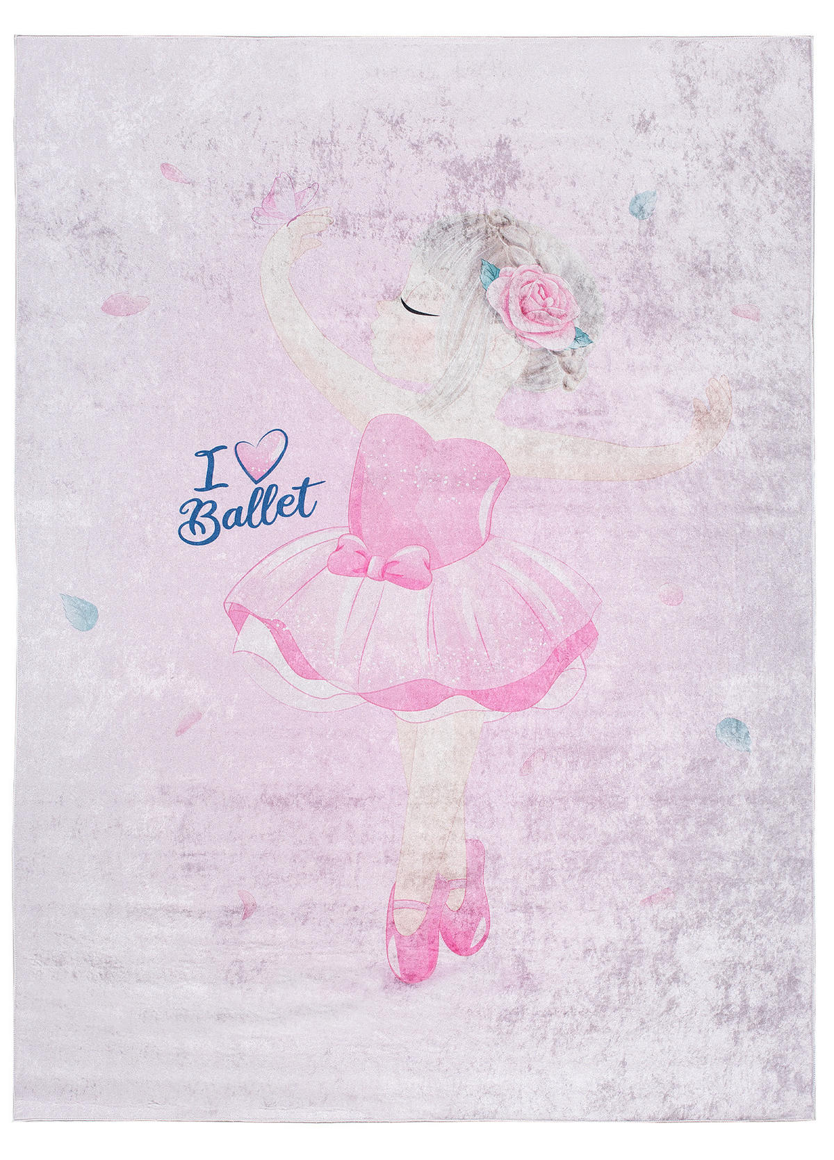 TEPPICH EMMA Rosa 140/200 cm - Rosa, Kunststoff (140/200cm) - Tapiso