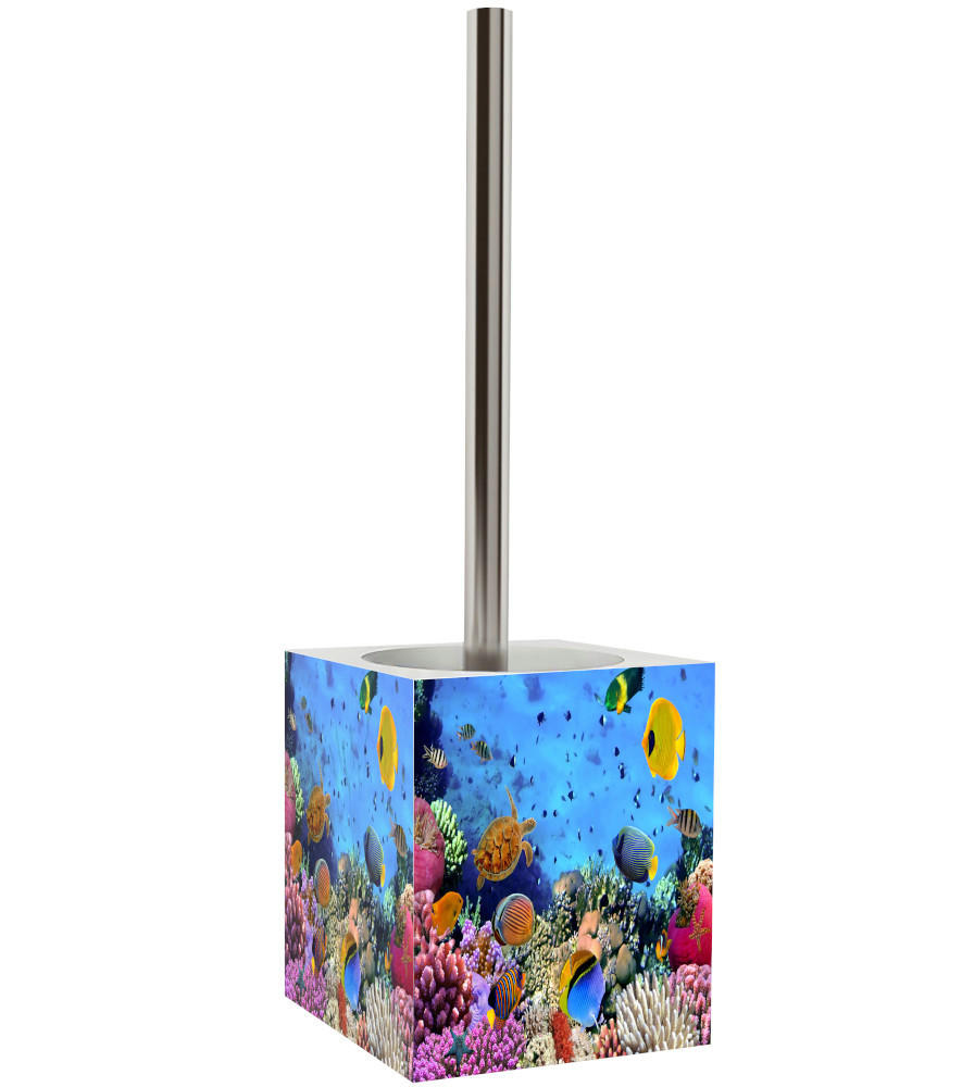 Sanilo Wc-Bürste Blau, Hellblau, Gelb, Beige 10x37x10 cm