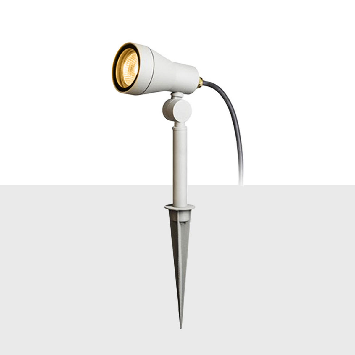 AUSSENLEUCHTE DIREZZA Anthrazitgrau 35 W IP54 - Grau, Metall (15/15/30cm) - Rendl