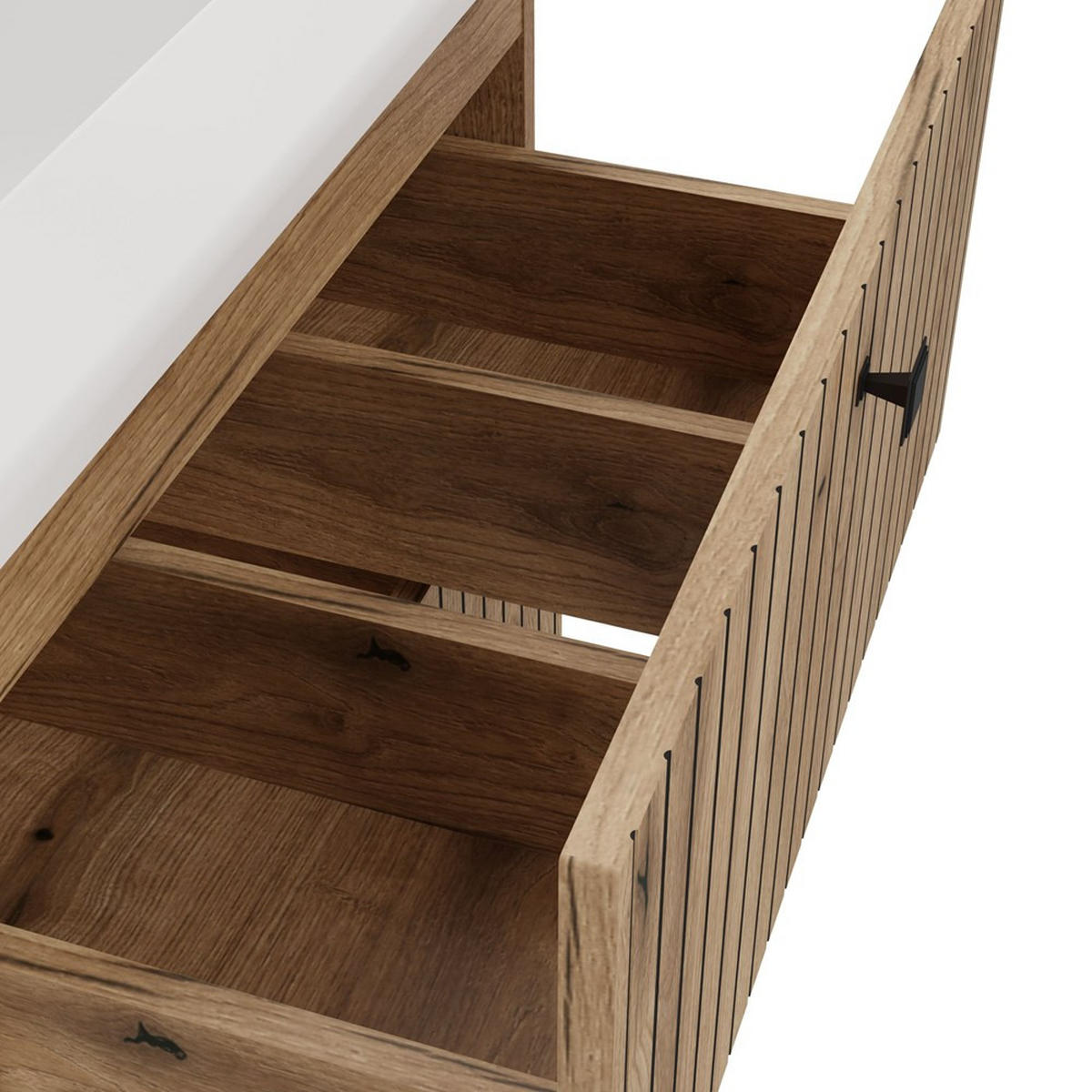 SKŘÍŇKA POD UMYVADLO dub 60/59/47 - barva dubu, kompozitní dřevo (60/59/47cm) - RAUMHIRSCH FURNITURE