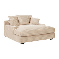 RECAMIERE ohne Schlaffunktion - 1 Person, 2 Personen-Sitzer - Samt, Stoff - Rosa - - Pink, Textil (163/95/168cm) - Vente-Unique