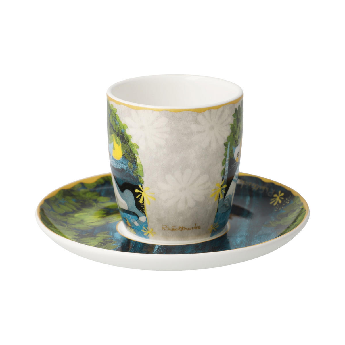 ESPRESSOTASSE Rosina Wachtmeister -Al chiaro di luna, Fine Bone China, 100 ml - Multicolor, Keramik (0.1L) - Goebel
