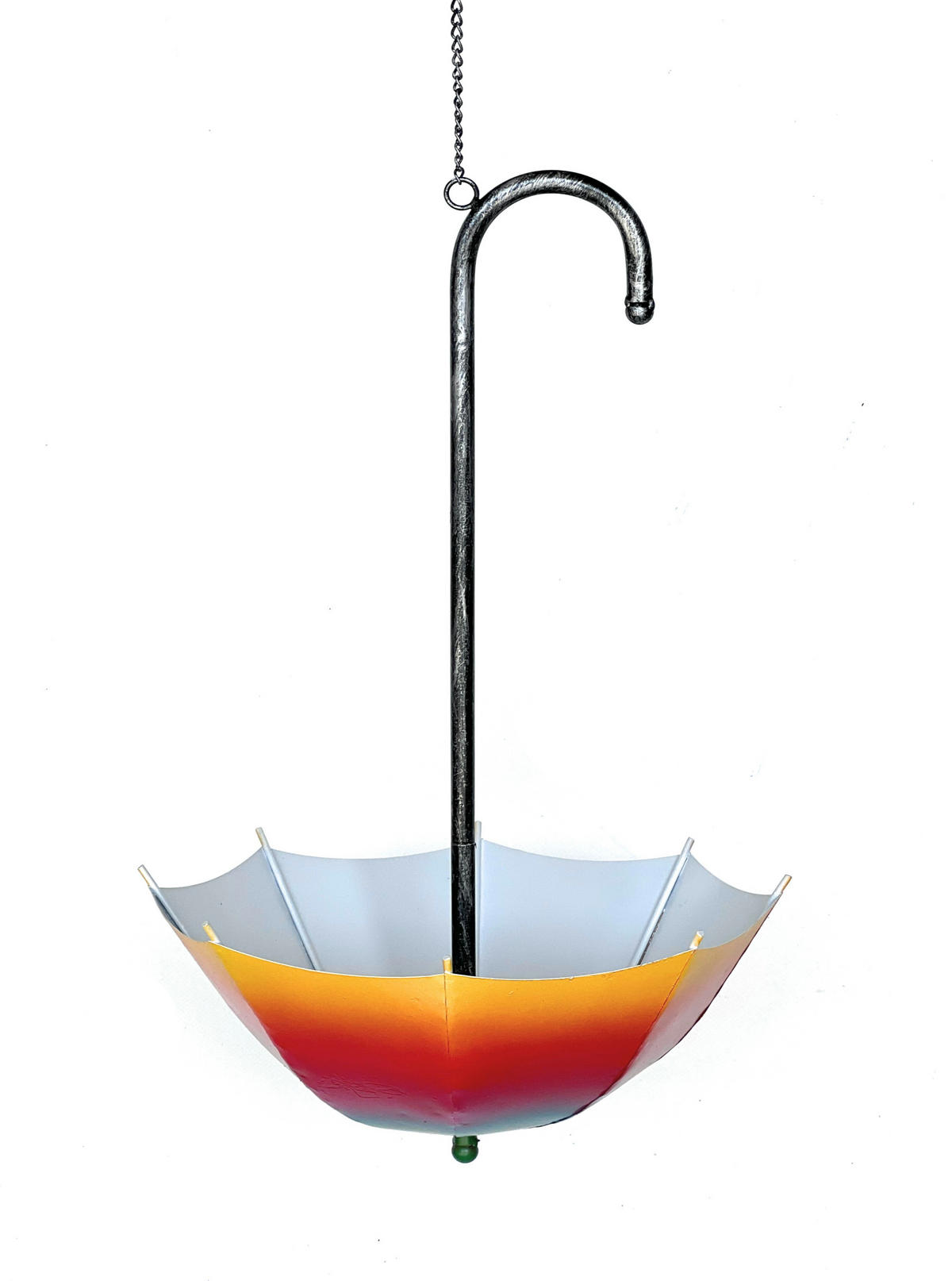 BLUMENAMPEL Regenschirm Metall 72 cm 96258 L - Multicolor, Metall (28/72/28cm) - DanDiBo