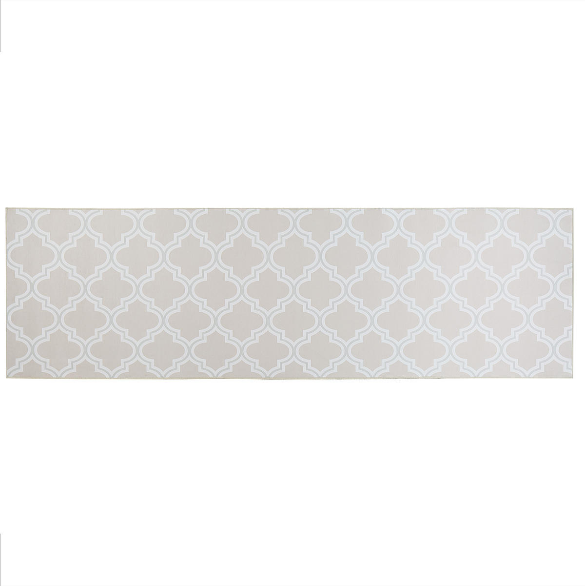 TEPPICHLÄUFER Kadayal 200/60 cm - Beige, Kunststoff (60/200cm) - Beliani