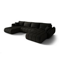 WOHNLANDSCHAFT Misato In Monolith - Anthrazit, Holzwerkstoff/Textil (384/85/175cm) - Fun Möbel