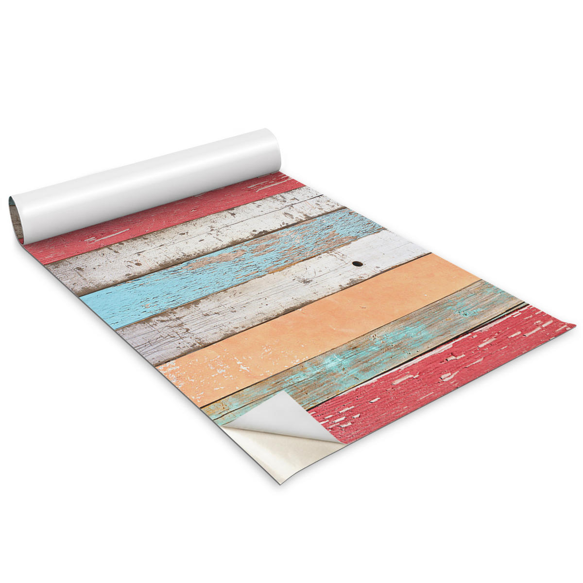 MÖBLAUFKLEBER 100x50 cm mehrfarbig - Gelb/Multicolor, Kunststoff (100/50/0.1cm) - Wallfluent