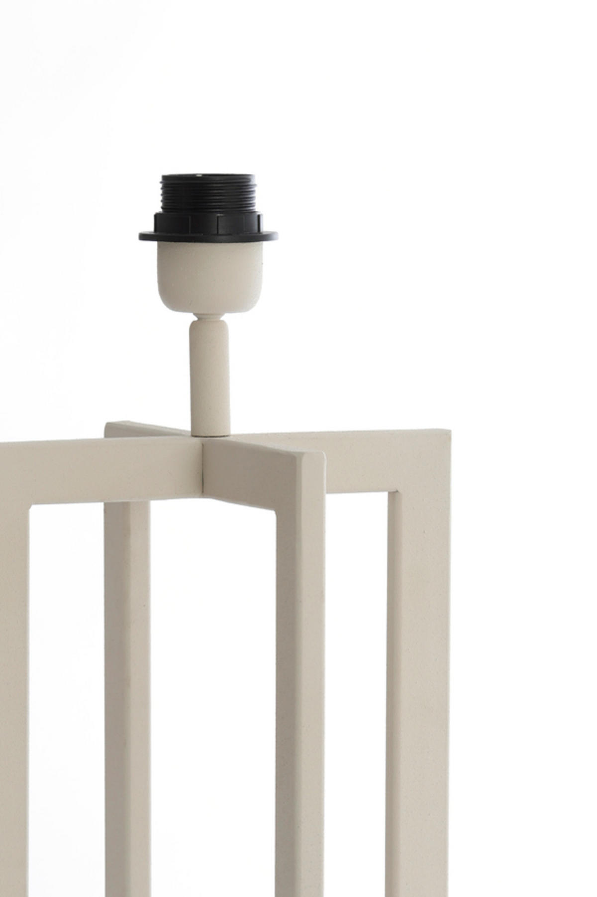 LAMPENFUSS Mace Weiß 21/21/46 cm - Weiß, Metall (21/21/46cm) - Light & Living