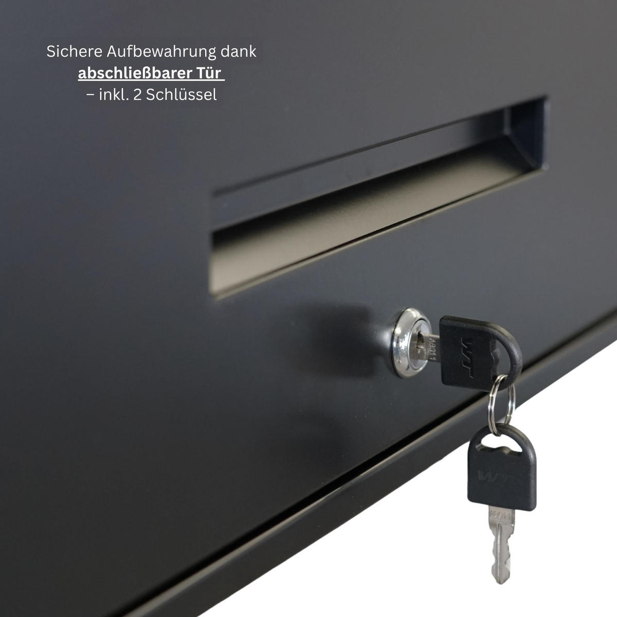 WERKZEUGSCHRANK Elephant 2er Set Stahl Wandschrank 55x80x40cm Schwarz - Schwarz, Metall (160/55/40cm) - PROREGAL