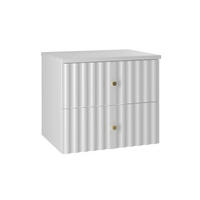 SKRINKA POD UMÝVADLO 60.6cm Izae Biela - biela, kompozitné drevo (60.6/52.2/46.5cm) - Petits-meubles