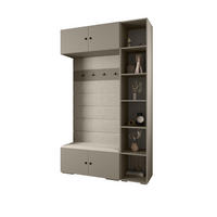 GARDEROBEN-SET 236,7/140/47 - Kaschmir/Beige, Holz/Metall (140/236.7/47cm) - Abiks Möbel