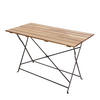 BIERGARTENTISCH KLAPPBAR rechteck Braun - Braun, Holz - MCW