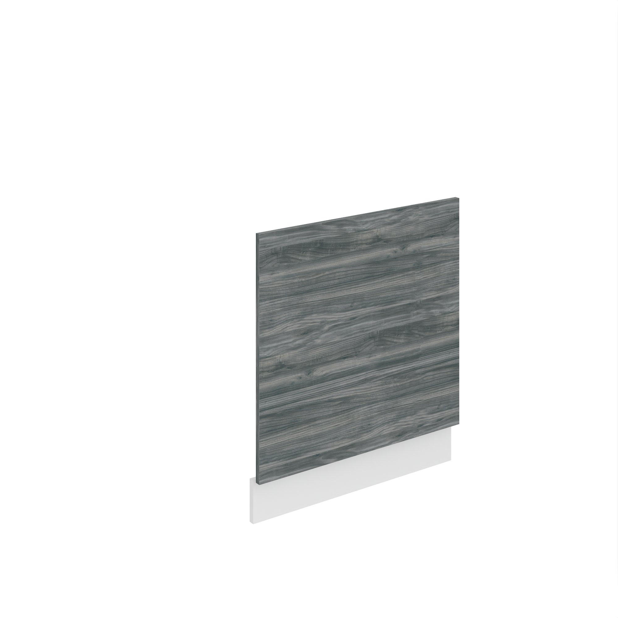 FRONTBLENDE für Geschirrspüler PO. 60 cm, ohne Griff, Glamour Wood - Silbereichenfarben, Holz (60/57/1.6cm) - B BELINI GROUP