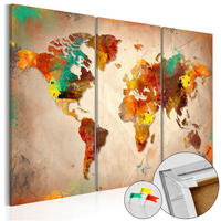 PINNWANDBILDER Beige 60/40 cm - Beige/Braun, Naturmaterialien/Textil (60/40cm) - KUNSTLOFT