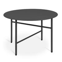 BEISTELLTISCH Finn Ø 53/36 cm Schwarz - Schwarz, Metall (53/53/36cm) - BoMoe