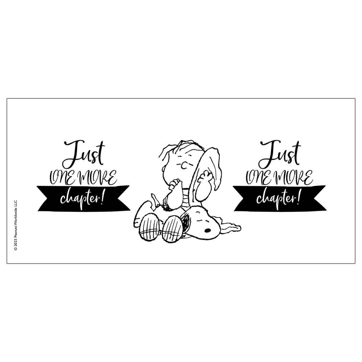 KAFFEEBECHER The Peanuts Snoopy Just one more chapter!Grün/Weiß 320 ml - Weiß, Keramik (0.32L) - United Labels