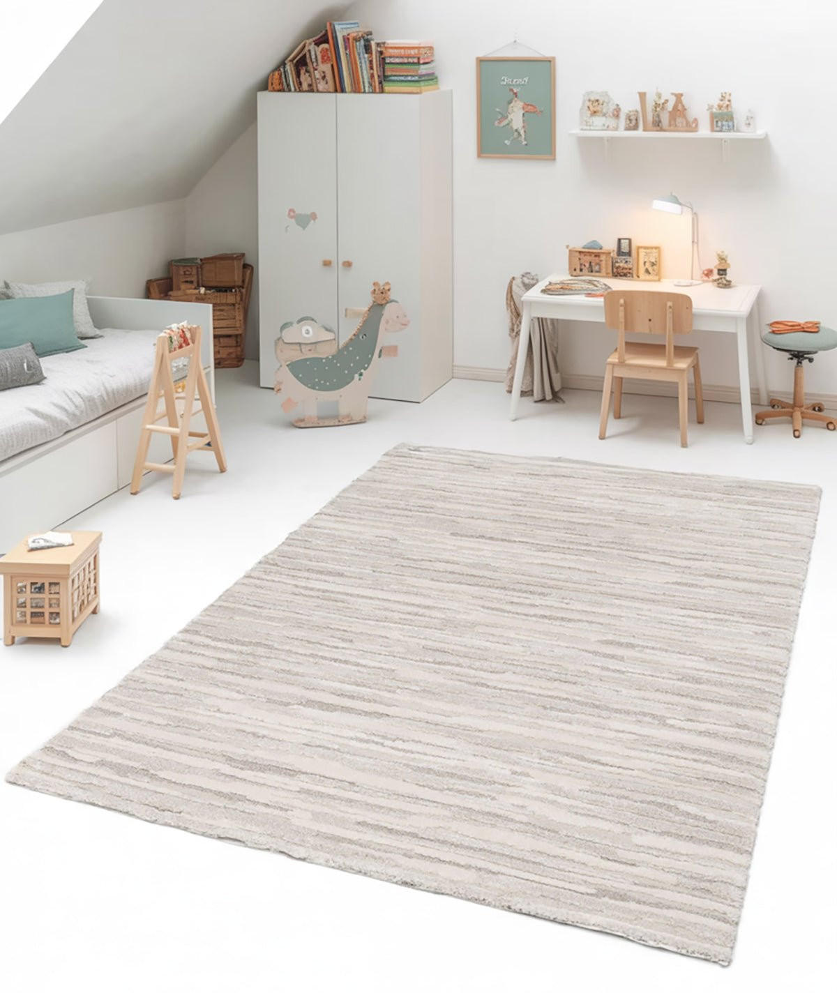 TEPPICH mit sehr weichem Reliefeffekt beige - Beige, Textil (160/230cm) - AFK Living