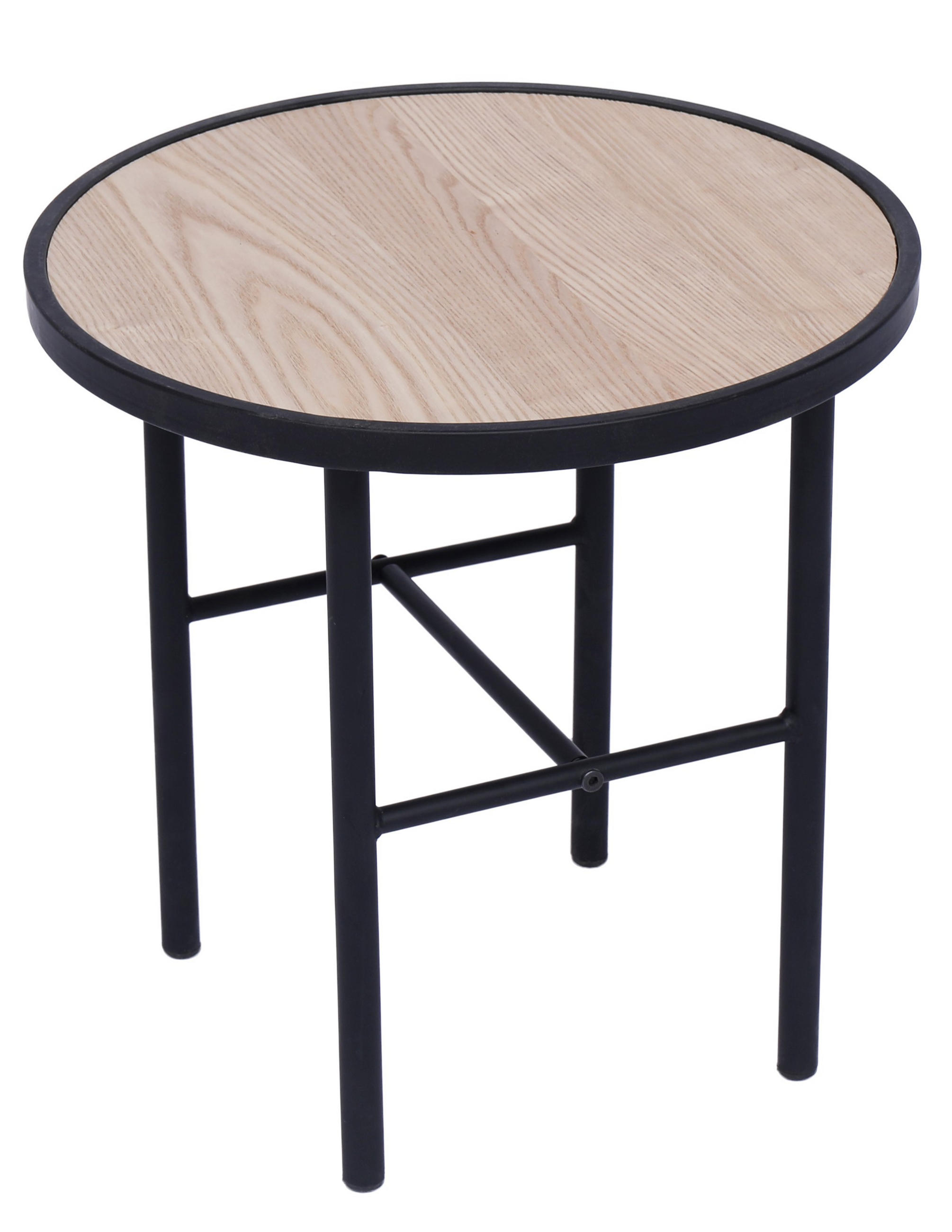 BEISTELLTISCH Rund Schwarz 40 x 40 x 40 cm - Schwarz, Holz (40/40/40cm) - Nordlys