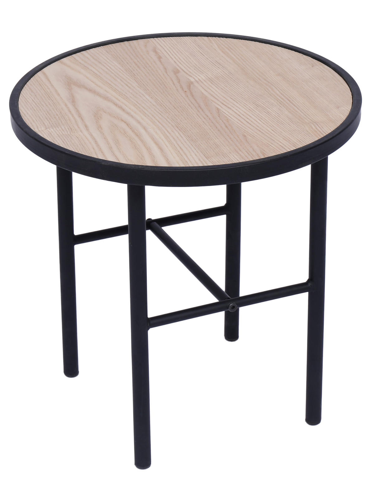 BEISTELLTISCH Rund Schwarz 40 x 40 x 40 cm - Schwarz, Holz (40/40/40cm) - Nordlys
