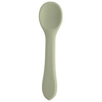 BABYLÖFFEL Silikon 14 cm - Grün, Kunststoff - Orion 