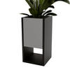 BLUMENKASTEN - Dunkelgrau, Holzwerkstoff (23/45/23cm) - RAUMHIRSCH FURNITURE