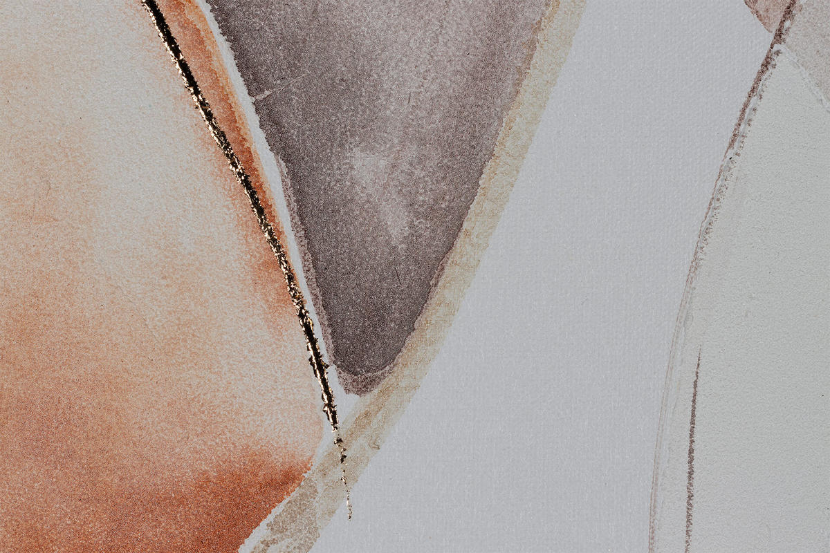 OLEJOMAĽBA 80/80 cm, Zvieratá - sivá/taupe, drevo/textil (80/80cm) - KUNSTLOFT