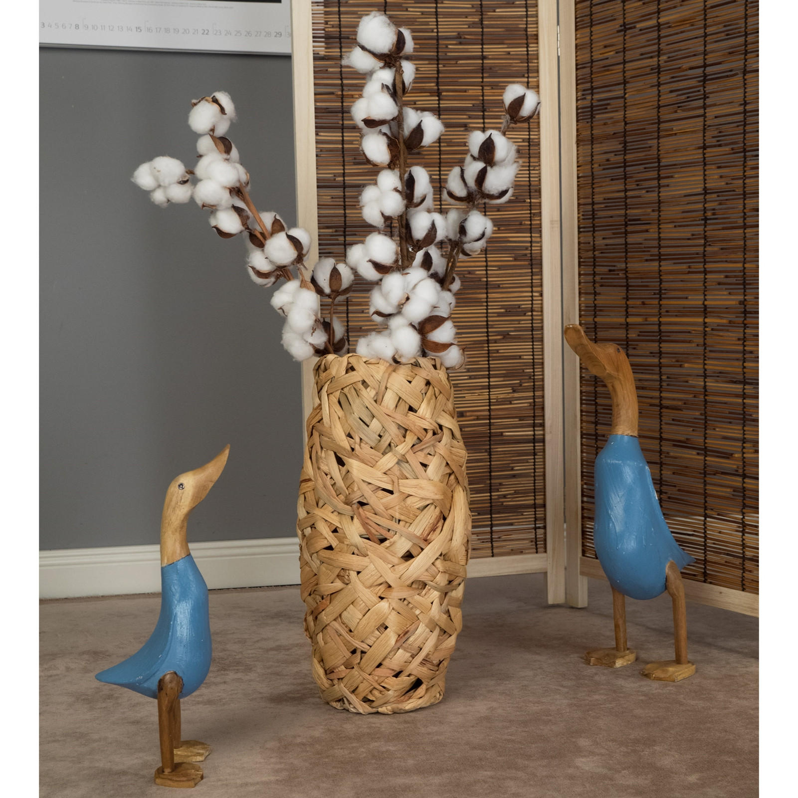 VASE Calida 40 cm, Wasserhyazinthe naturfarben - Naturfarben, Naturmaterialien (40cm) - CREEDWOOD