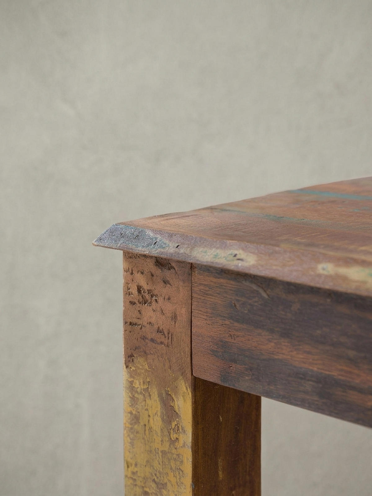 ESSTISCH Mango Massivholz Klarlack Shabby Design, Braun 120x70x76 cm - Braun, Holz (70/120/76cm) - KADIMA DESIGN