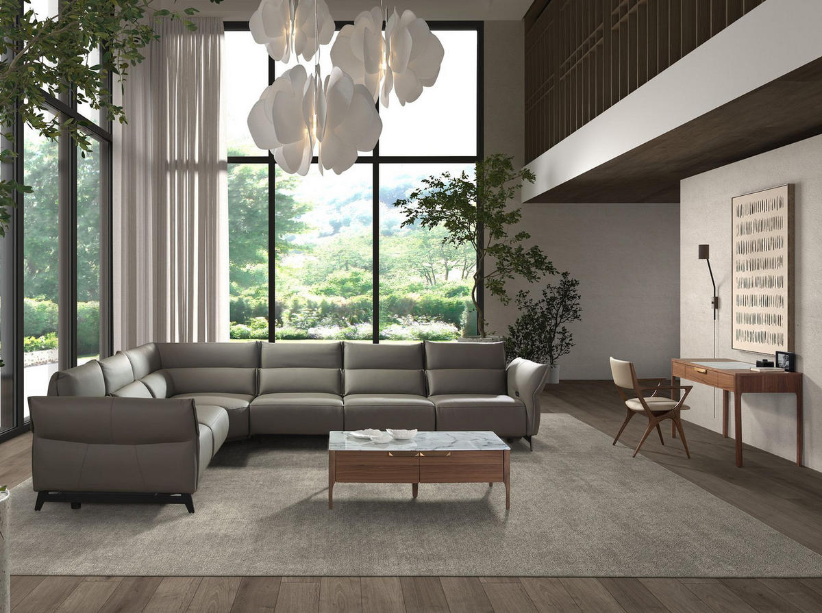 STUHL Stuhl aus nerzfarbenem Kunstleder 56/61/81 cm - Braun, Leder/Holz (56/81/61cm) - ANGEL CERDA