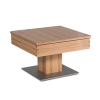 COUCHTISCH Celene 67x67x43 höhenverstellbar;diagonal verschiebbar Kernbuche - Kernbuche, Holz (67/67/43cm) - 58aufmkessel