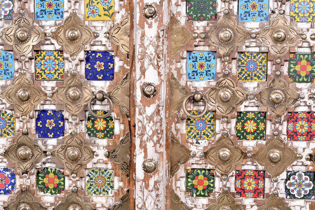 HIGHBOARD aus Mangoholz - Perlmutt, Holz (50/180/90cm) - Giner y Colomer