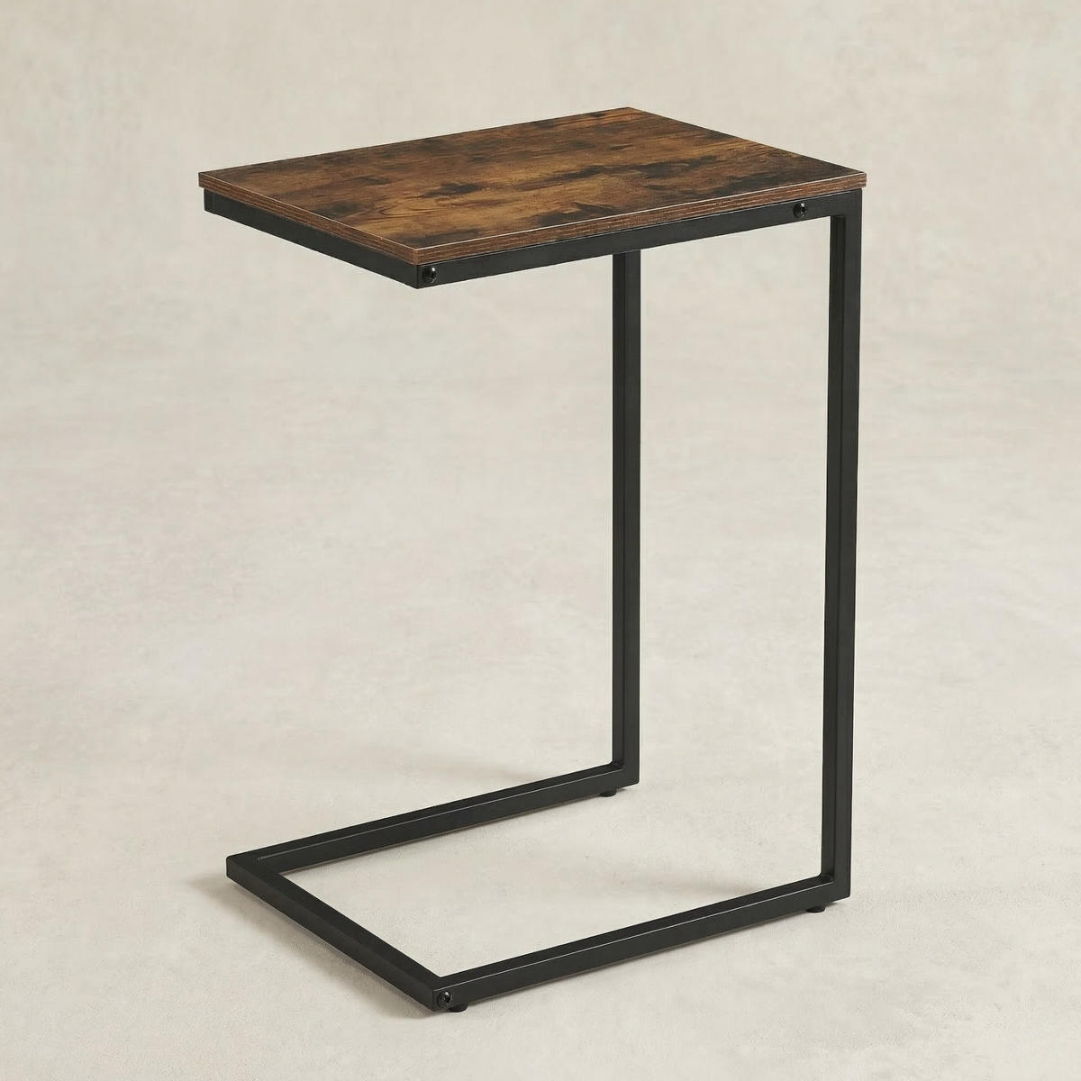 BEISTELLTISCH Kayu Braun 46/36/67 cm - Braun, Metall (46/36/67cm) - SCENA LIVING