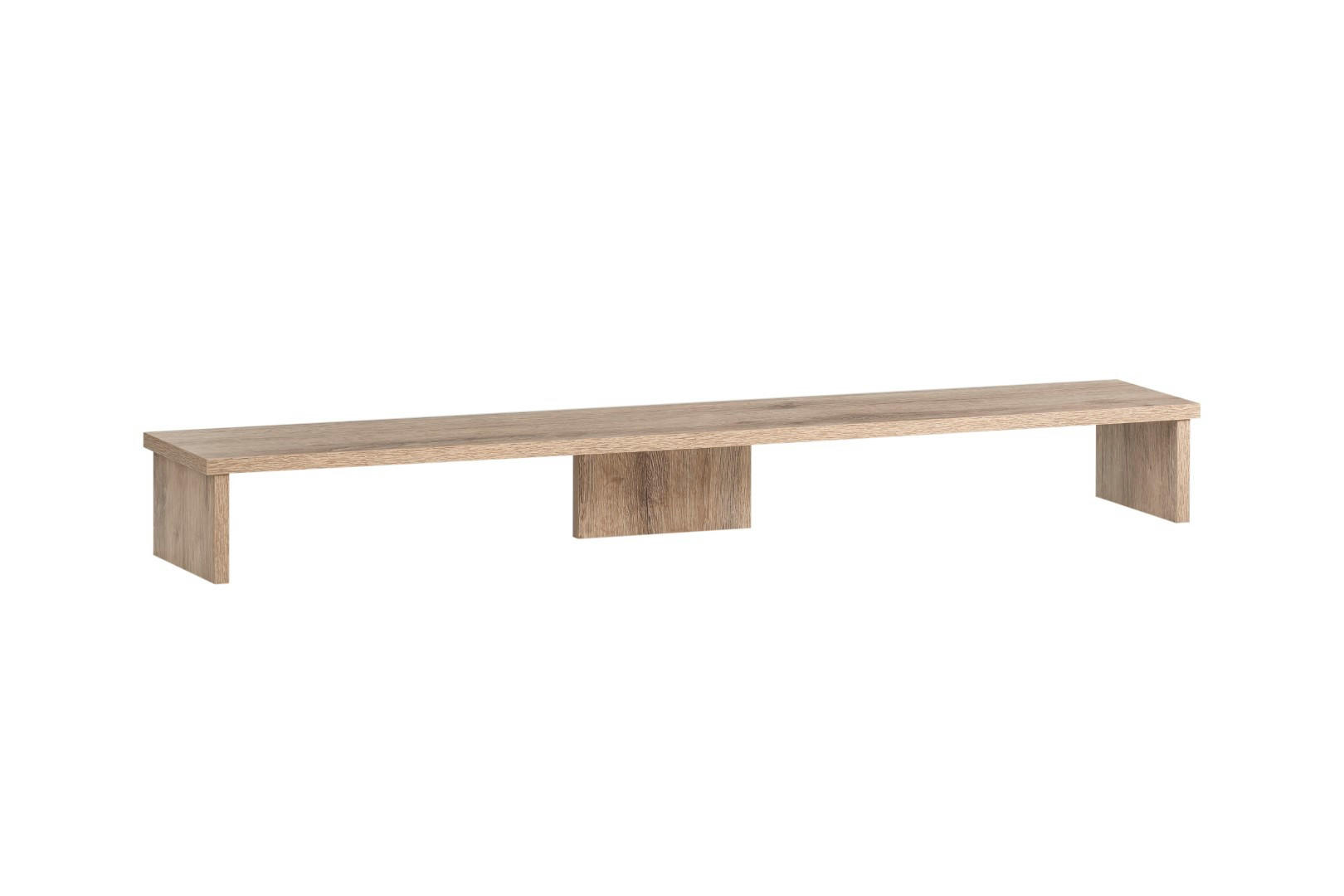 MONITORSTÄNDER für Schreibtisch Fox Large 13x110x20 cm für 2 Bildschirme Eiche - Eichefarben, Holz (20/110/13cm) - PROREGAL
