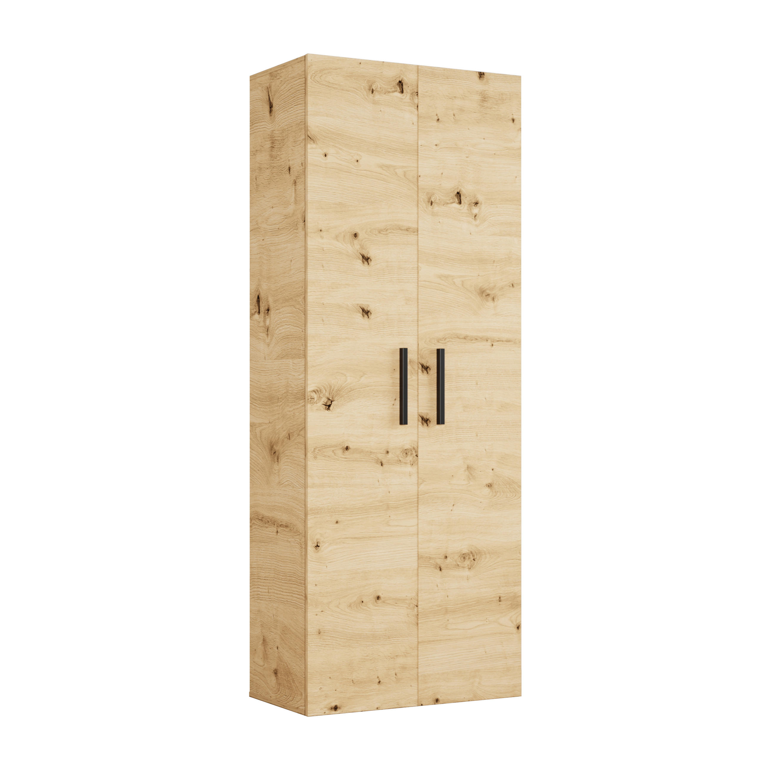 GARDEROBENSCHRANK MODULO 80/204/40 cm Modern Garderobe-Set Eiche Artisan - Eiche Artisan, Holzwerkstoff (80/204/40cm) - MASSENO
