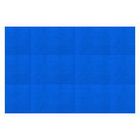 BAZÉNOVÁ SOLÁRNÍ FÓLIE obdélníková 260x160 cm modrá 120 µm z PE vzduchové bublinky - modrá, plast (260/160cm) - ECD-Germany
