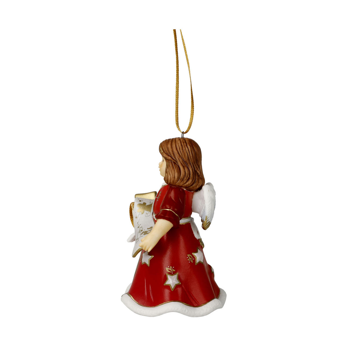 ENGELFIGUR Jahresengelglöckchen 2025, Porzellan, Rot, Jahresedition, 9.5 cm - Rot, Keramik (6/9.5/6cm) - Goebel