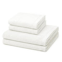FROTTIERSET Lifestyle 4-teilig - Weiß, Textil (50/100cm) - Cawoe