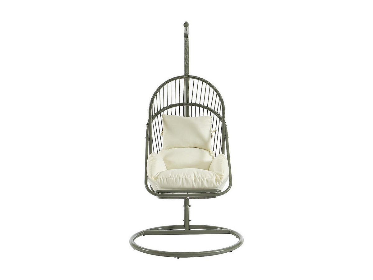 HÄNGESESSEL - 1 -Sitzer - Stahl - grün - LUTUS - Grün, Metall (103/197/103cm) - Vente-Unique