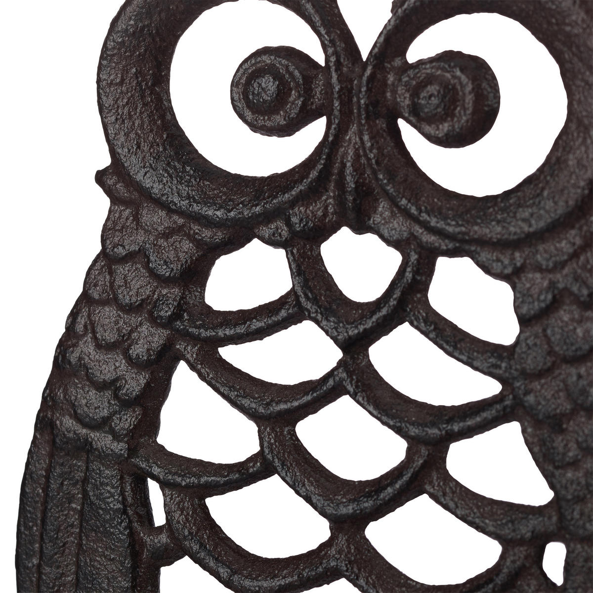 ZVONČEK - tmavohnedá, kov (19/26.5/11cm) - Relaxdays