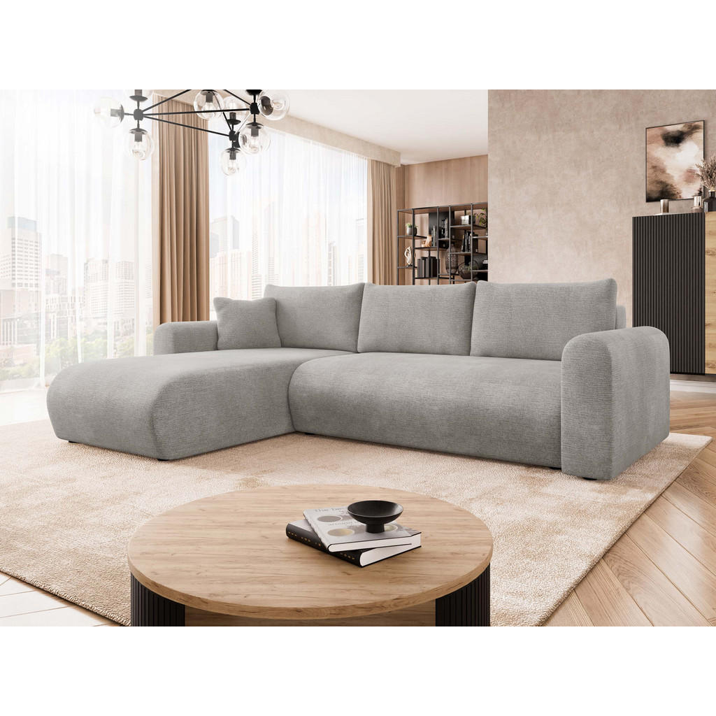 Thumbnail - Mirjan24 Ecksofa, Hellgrau, Textil, 5-Sitzer, L-Form,L-Form, 252x158 cm, Wohnzimmer, Sofas & Couches, Wohnlandschaften, ...