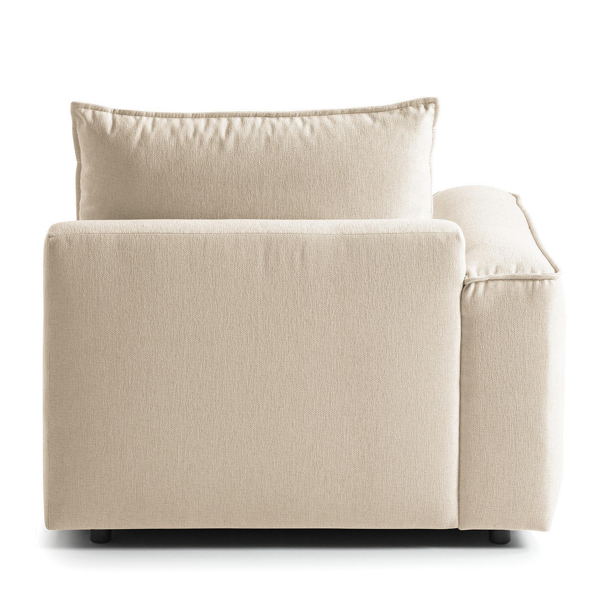 MODULSESSEL - Beige, Holz/Textil (104/82/99cm) - home24