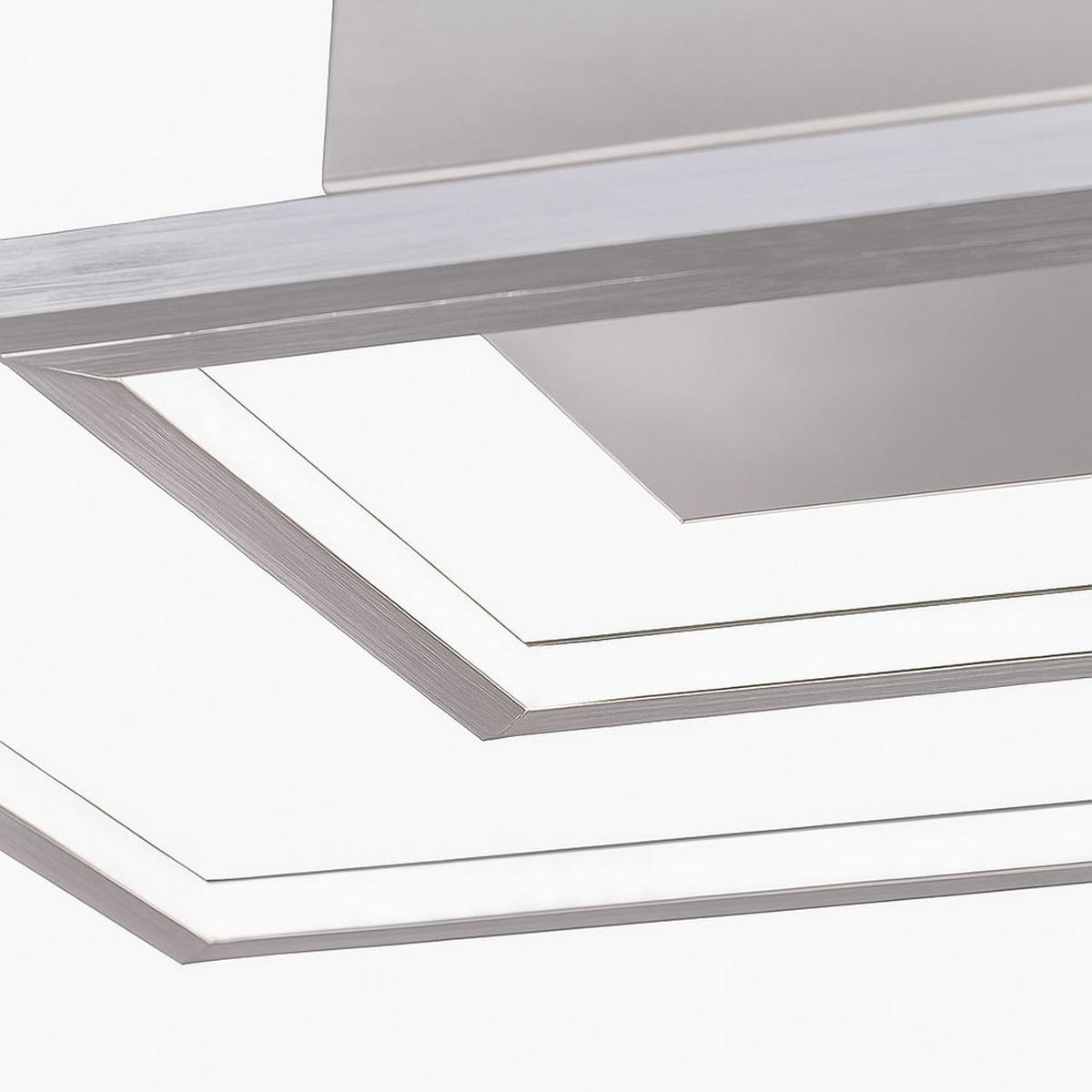 LED DECKENLEUCHTE Manas Silber - Silberfarben, Metall (30/5.5/30cm) - Wofi