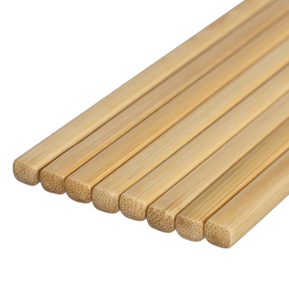 288XESSSTÄBCHEN - Hellbraun, Holz - Relaxdays