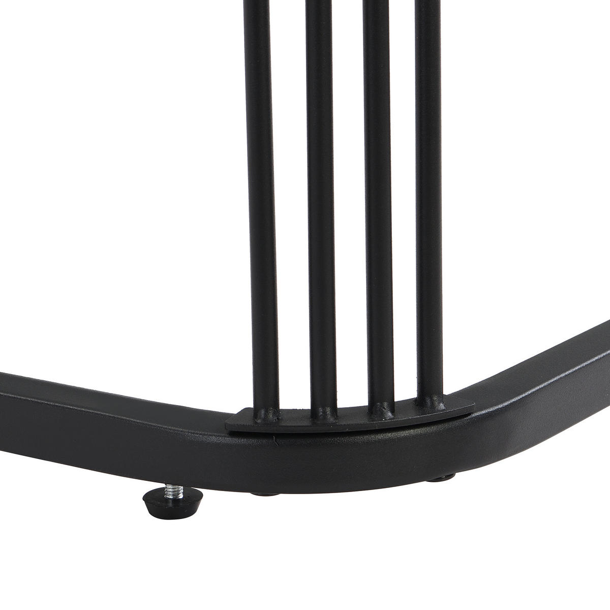 COUCHTISCHSET Schwarz 60/60/45 cm - Schwarz, Holzwerkstoff/Metall (60/60/45cm) - Urban Meuble