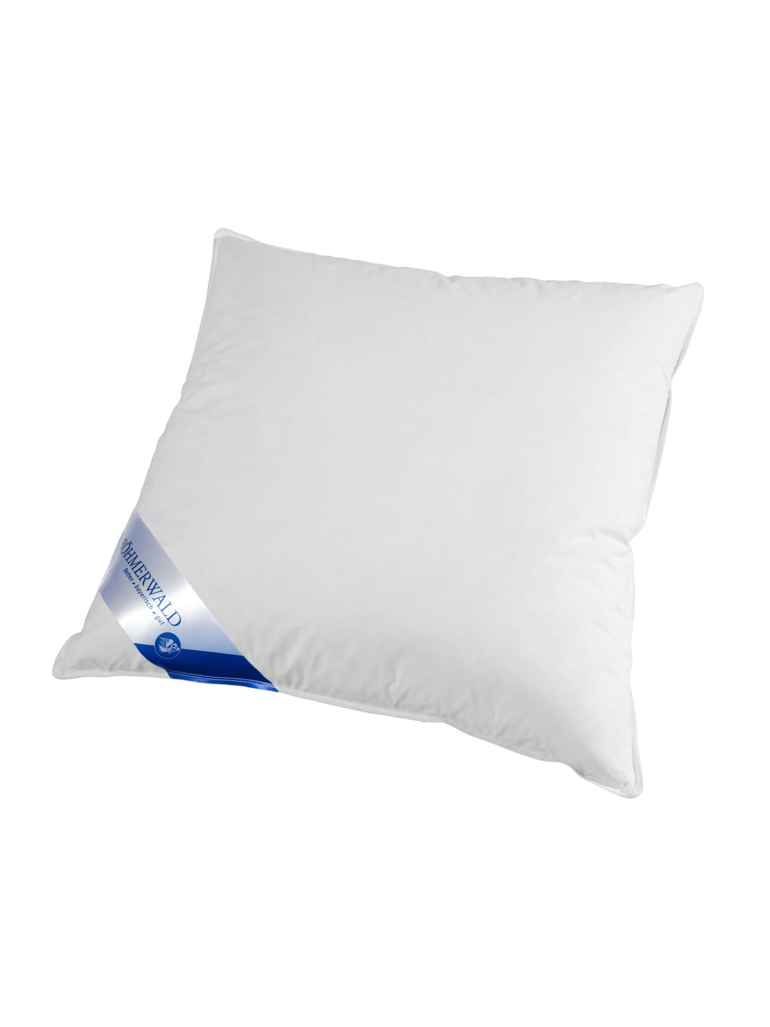 KOPFKISSEN fest -15% DAUNEN - Weiß, Naturmaterialien/Textil (80/80cm) - Böhmerwald