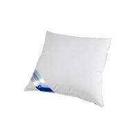 TRIO-KOPFKISSEN ELEGANCE Gänsedaunen weich - Weiß, Naturmaterialien/Textil (80/80cm) - Böhmerwald