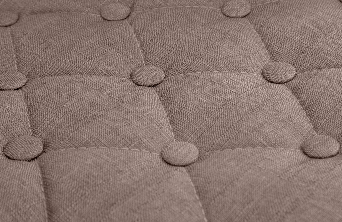 DREHSTUHL Stoff taupe - Taupe/Chromfarben, Textil/Metall (62/76/55cm) - CLP